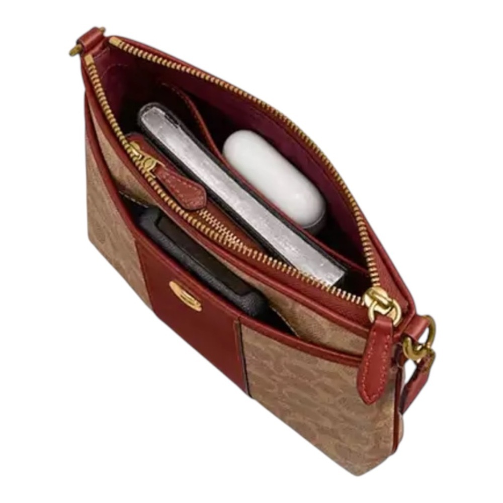 Coach Brown and Tan Crossbody Bag - Picture 4 of 9